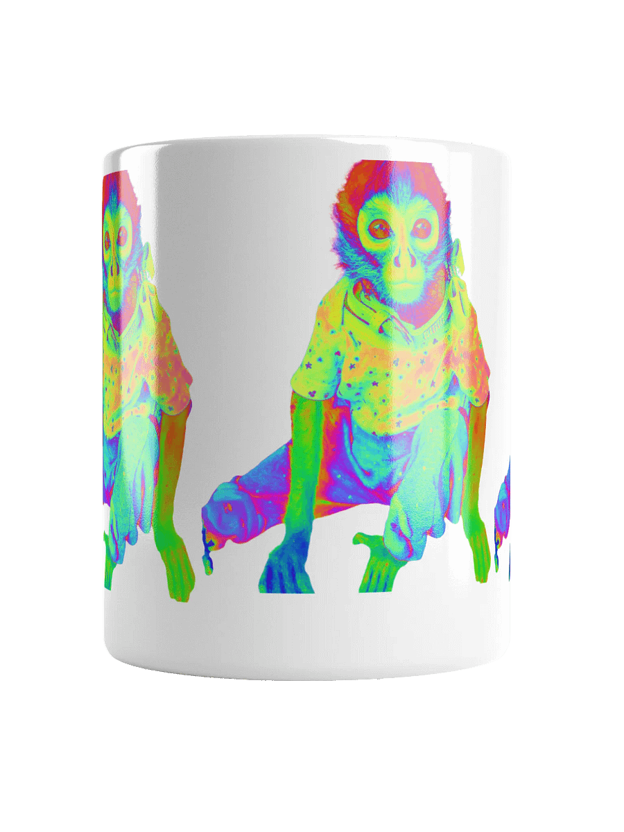 Taza Psicodélica Mono Blanco Brillante product image (15)