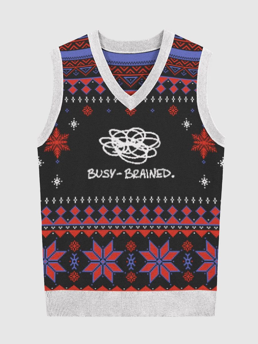 BUSY-BRAINED (holiday vest 2) product image (3)