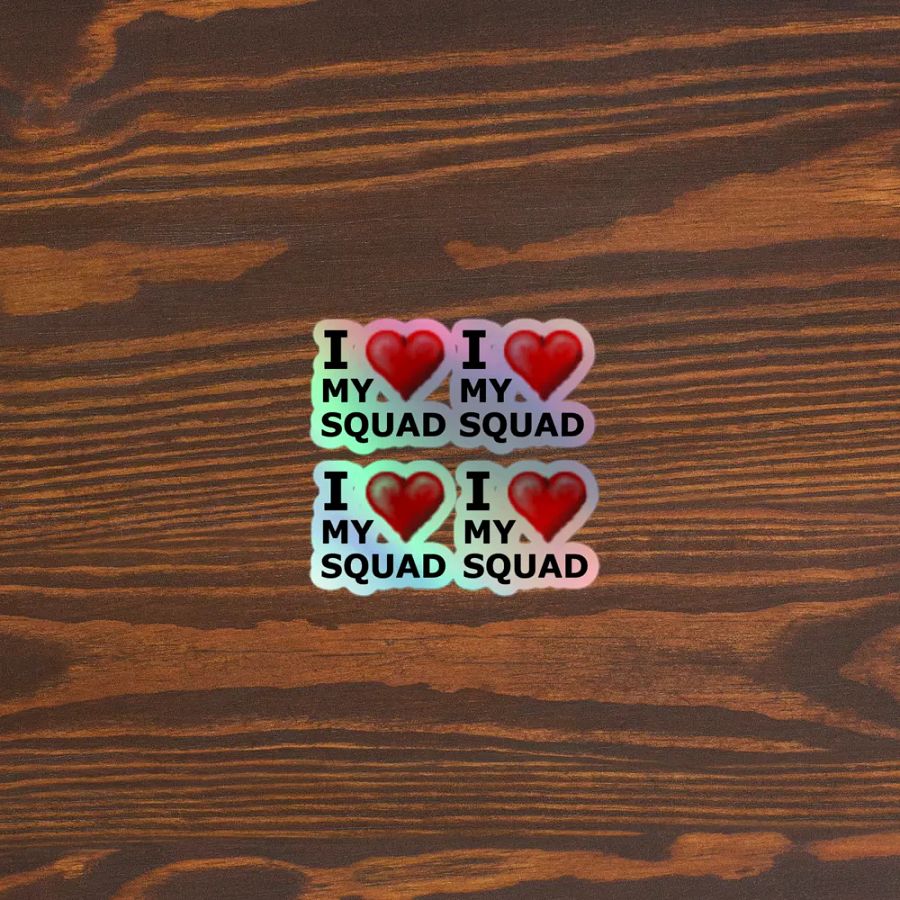 Holographic Squad Love Stickers product image (3)