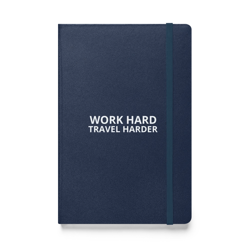 Work Hard, Travel Harder – Premium Notebook product image (3)