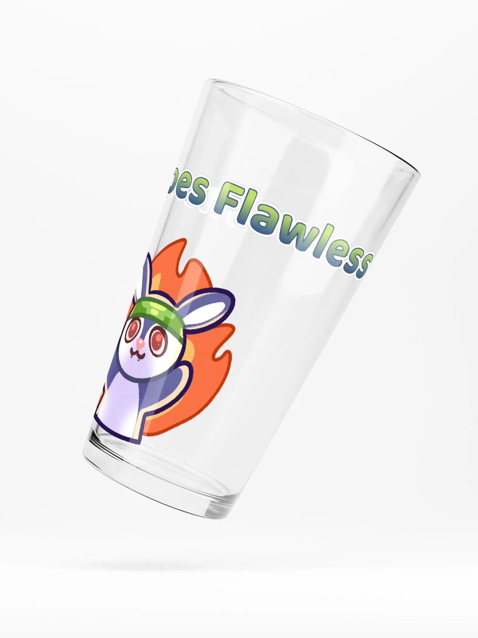 There goes Flawless Pint Glass product image (5)