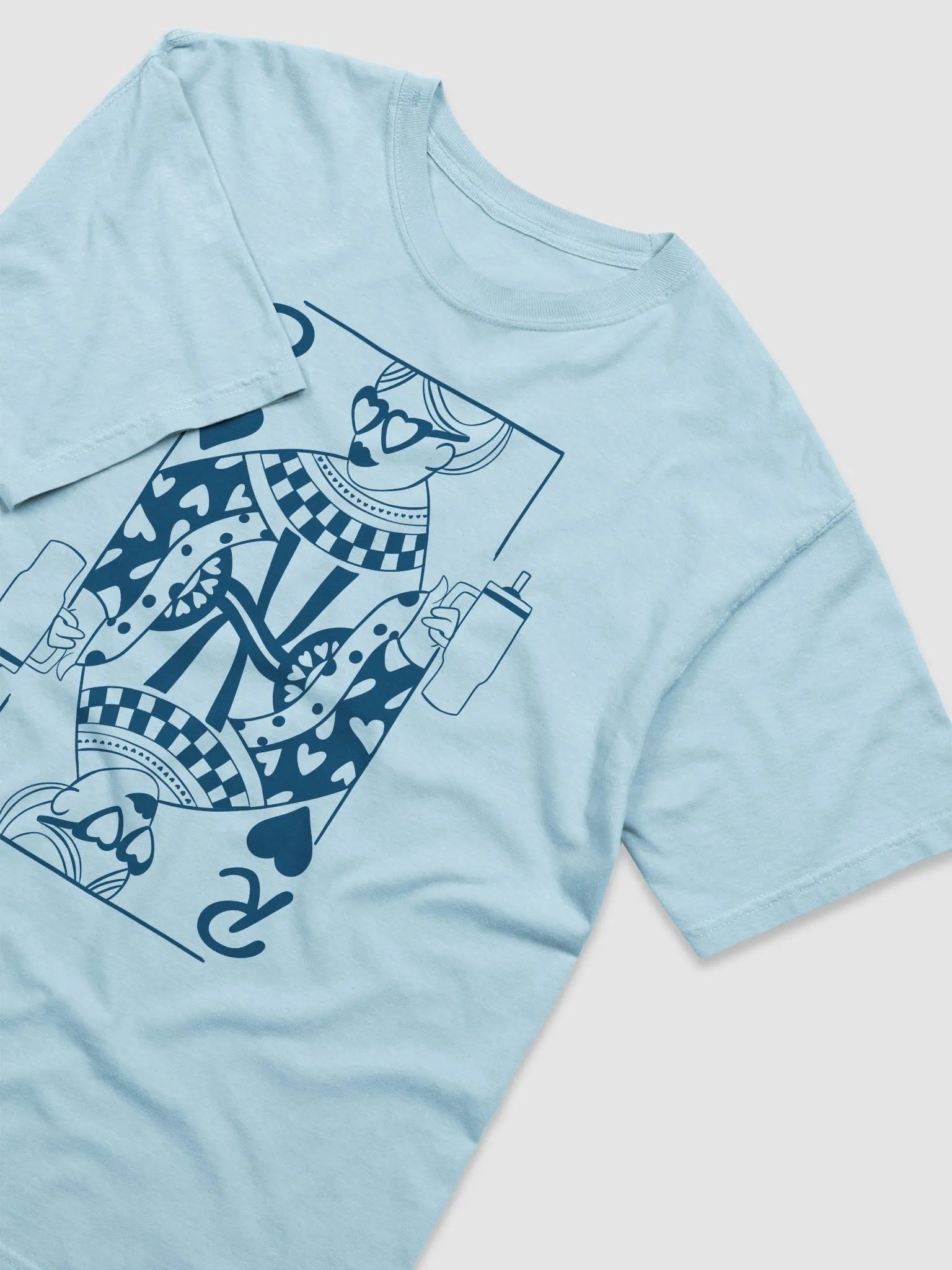 valentines T-Shirt Blue product image (3)