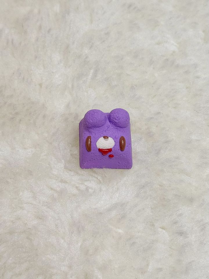 Purple Gloomy Bear Keycap product image (1)