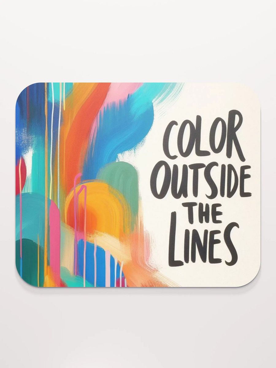 'Color Outside The Lines' Mouse Pad product image (2)