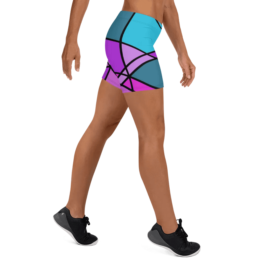 Modern Cool Multi-Colored Geometric Shorts product image (9)