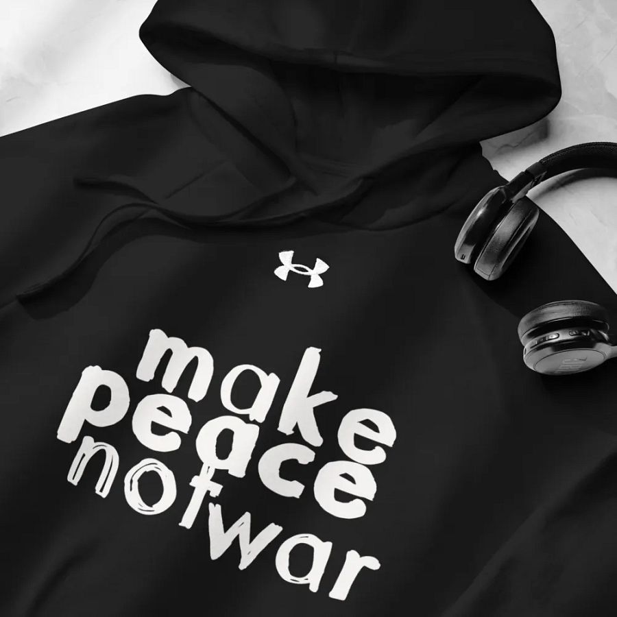 Peaceful Message Unisex Hoodie product image (5)