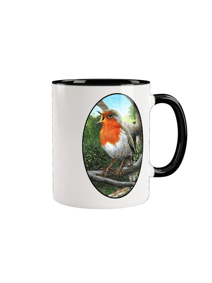 European Robin Ceramic Mug product image (1)