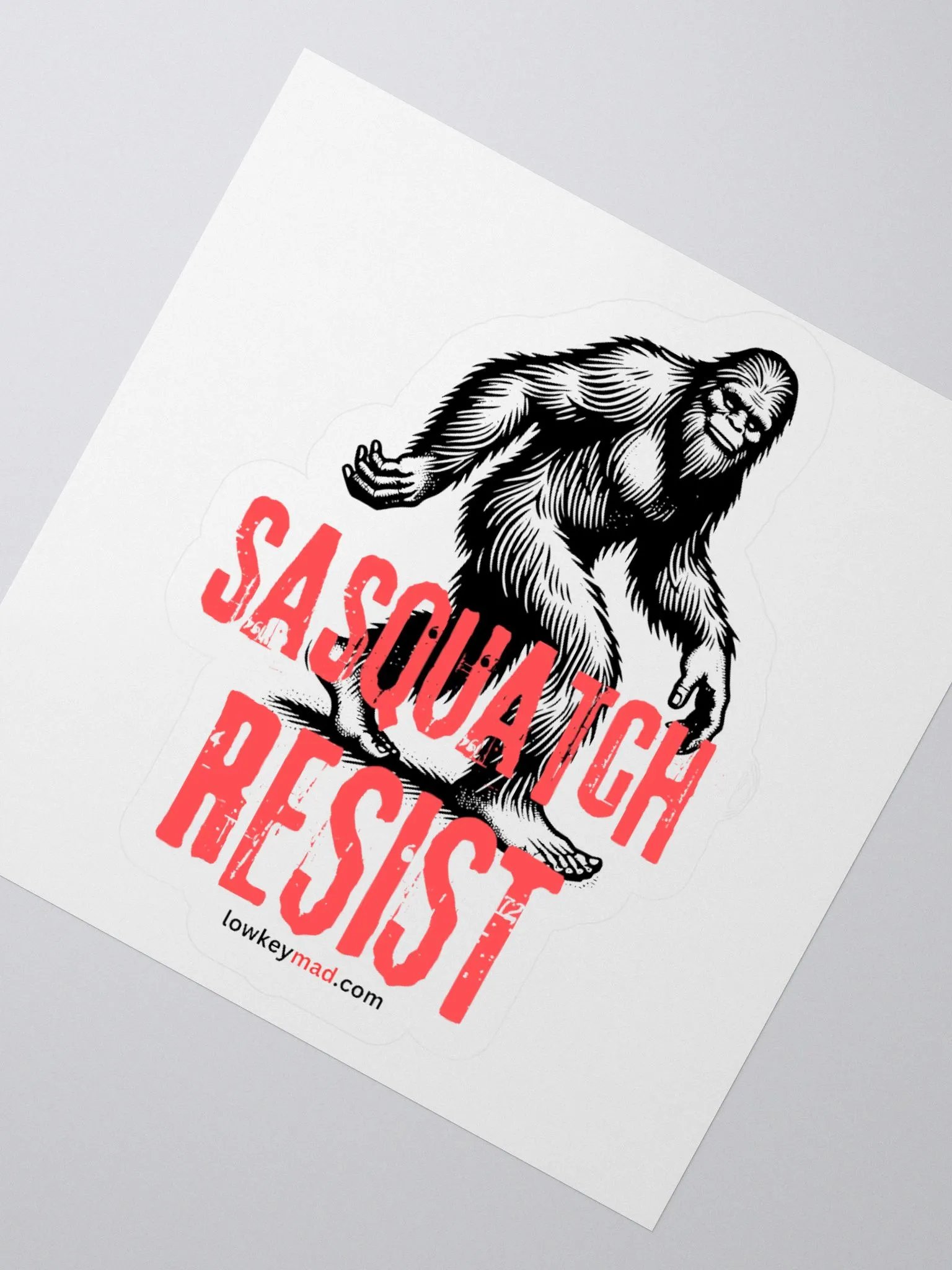 Sasquatch Resist Sticker product image (4)