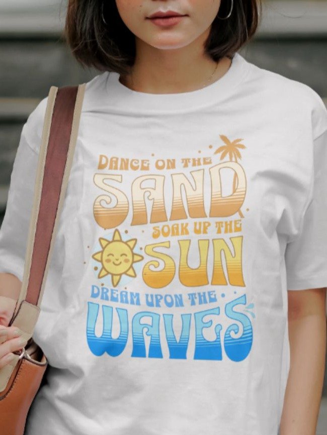 Sand, Sun, Waves, Beach T-Shirt (Beach Collection) product image (6)