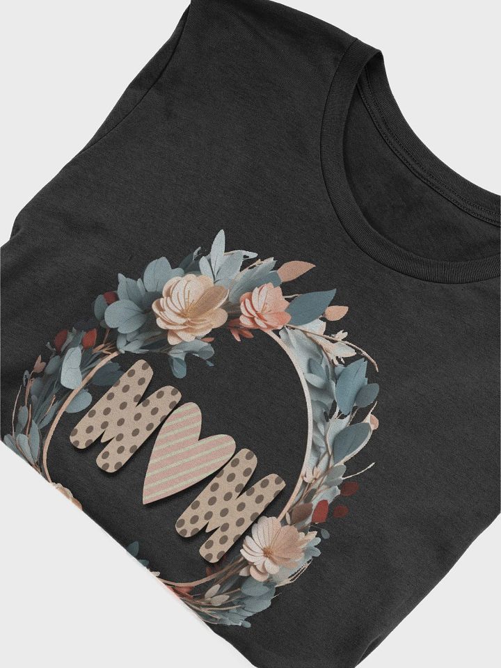 Mothers Day Floral Wreath T-Shirt product image (2)