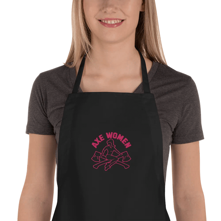 Axe Women Embroidered Cooking Apron product image (1)