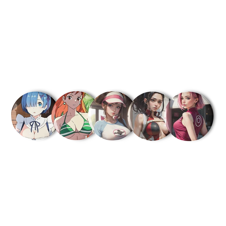 Anime Inspired Character Pins Set - Wear Your Favorites with Pride! product image (1)
