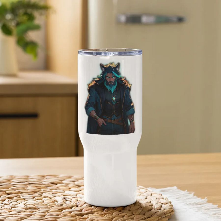 Alpha Wolf Travel Mug product image (9)
