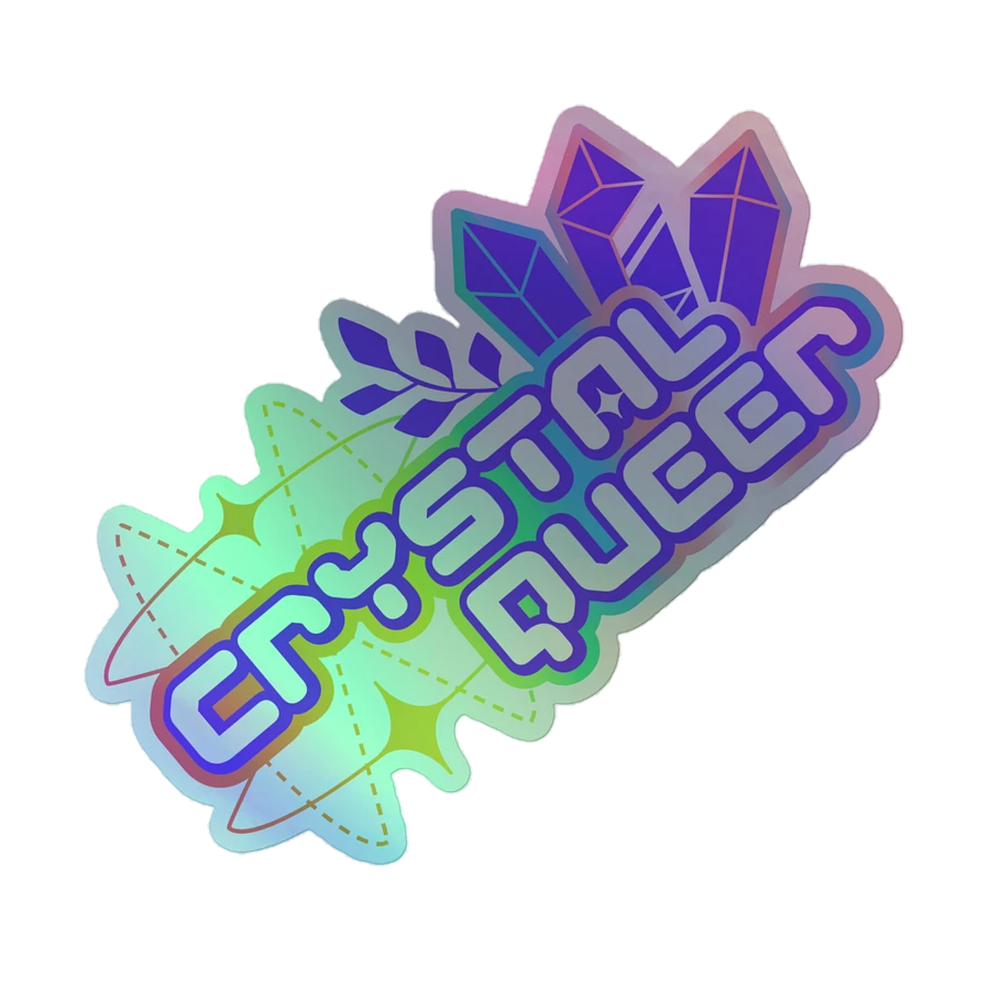 CRYSTAL QUEER HOLOGRAPHIC STICKER product image (1)