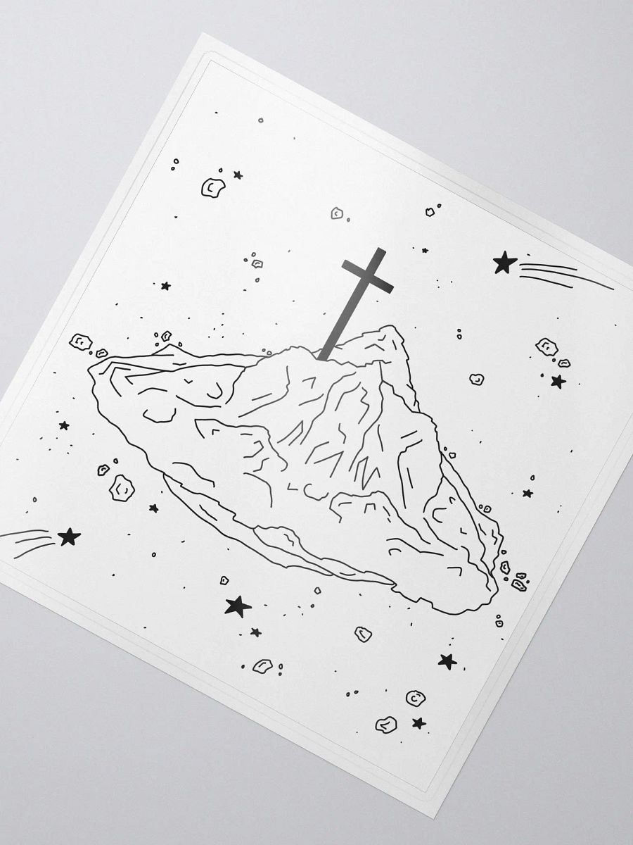 Cross Mountain Sticker product image (2)