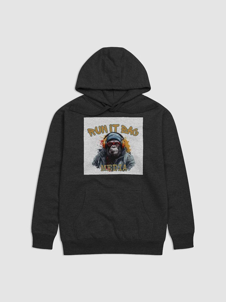 RUN It BAC Media Hoodie White product image (1)