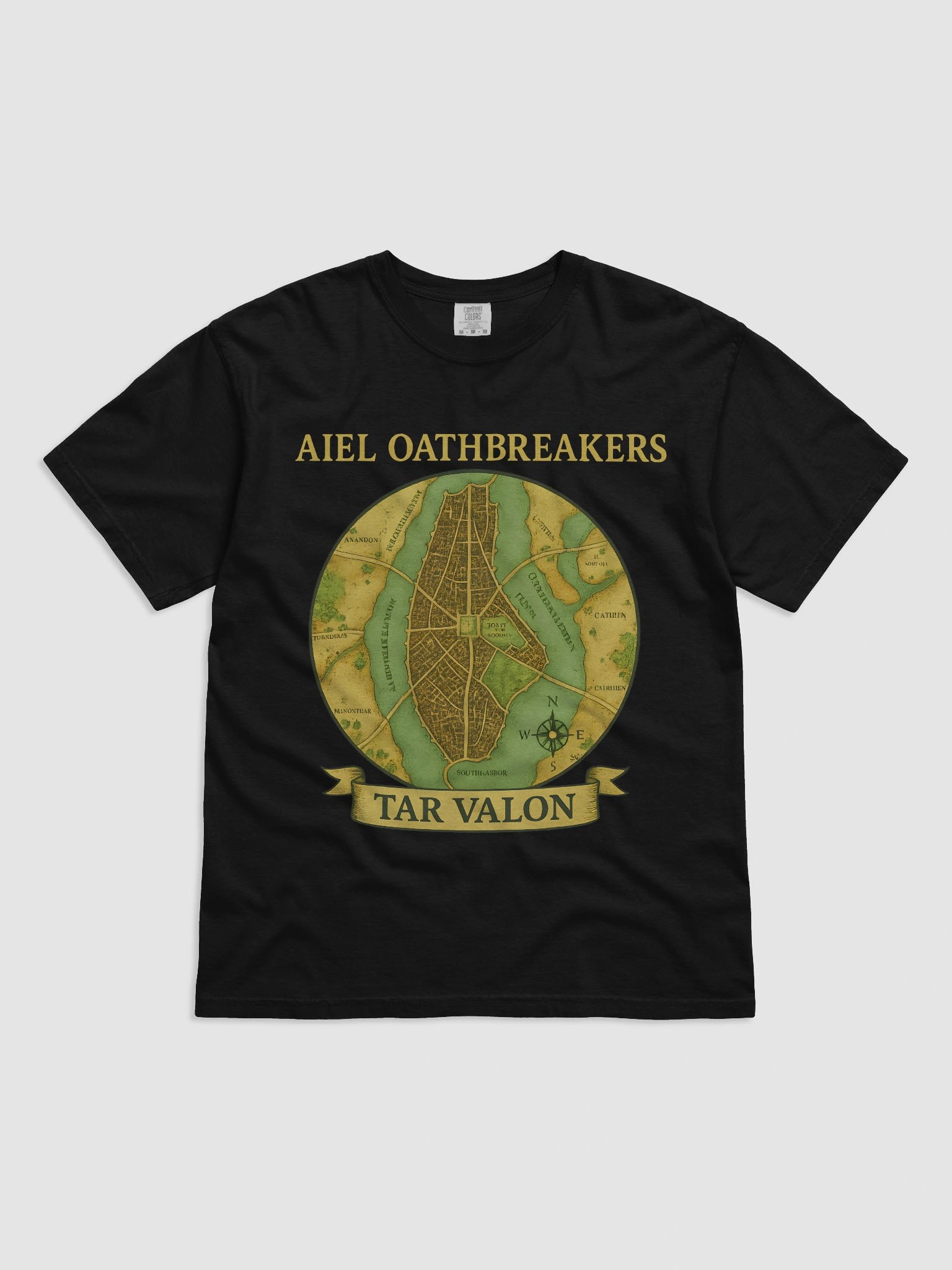 Tar Valon Fantasy Map T-Shirt product image (13)