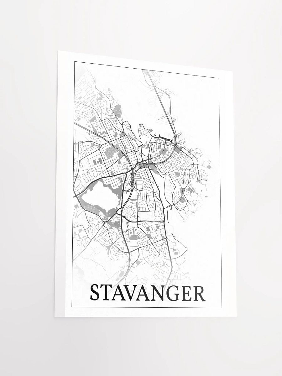 Stavanger, Norway, city map print product image (12)