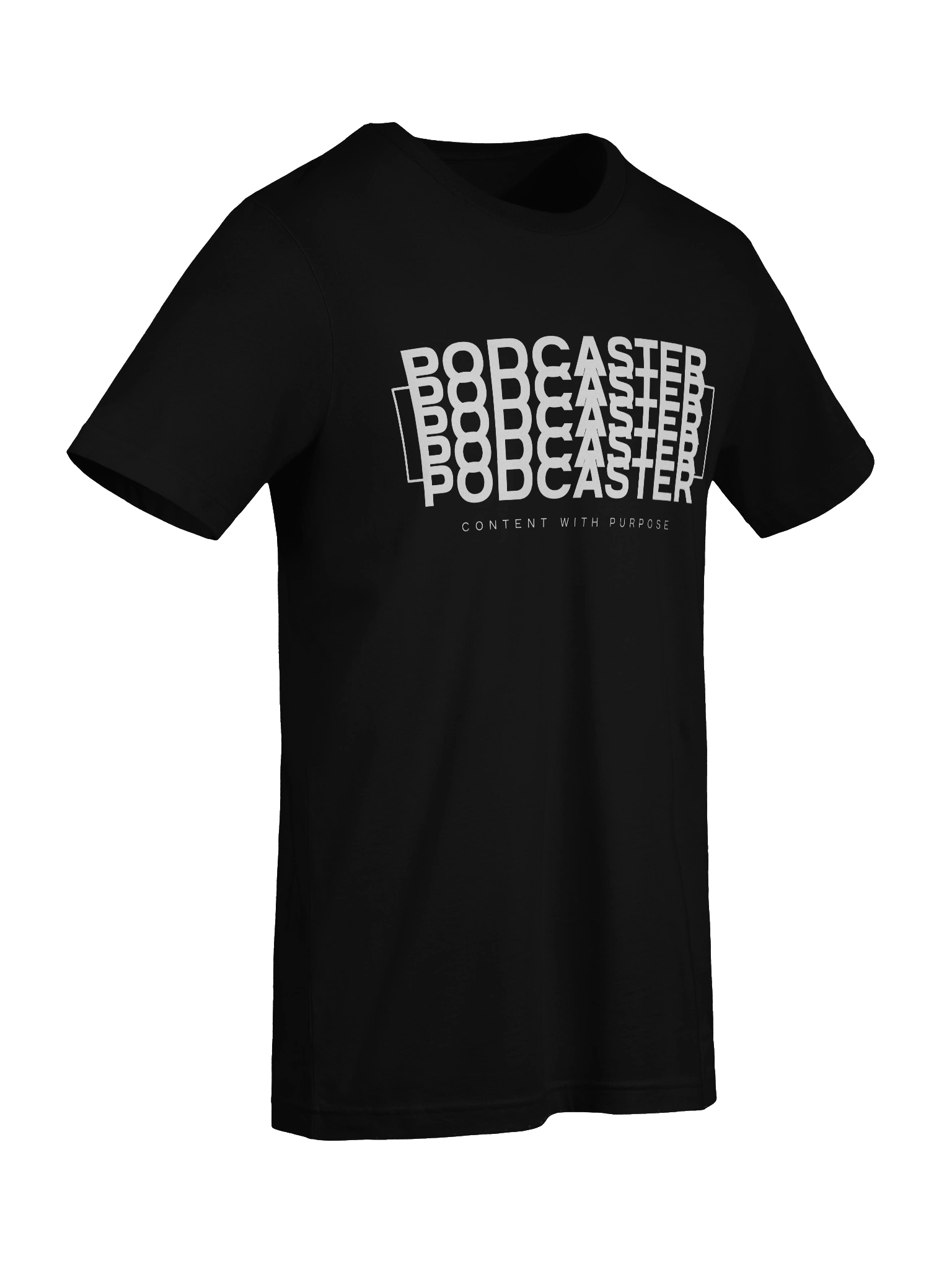 Podcaster shirt- Content with Purpose product image (60)