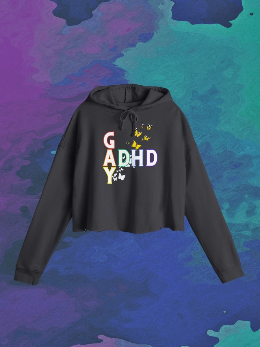 Butterfly GAYDHD Crop Hoodie product image (1)