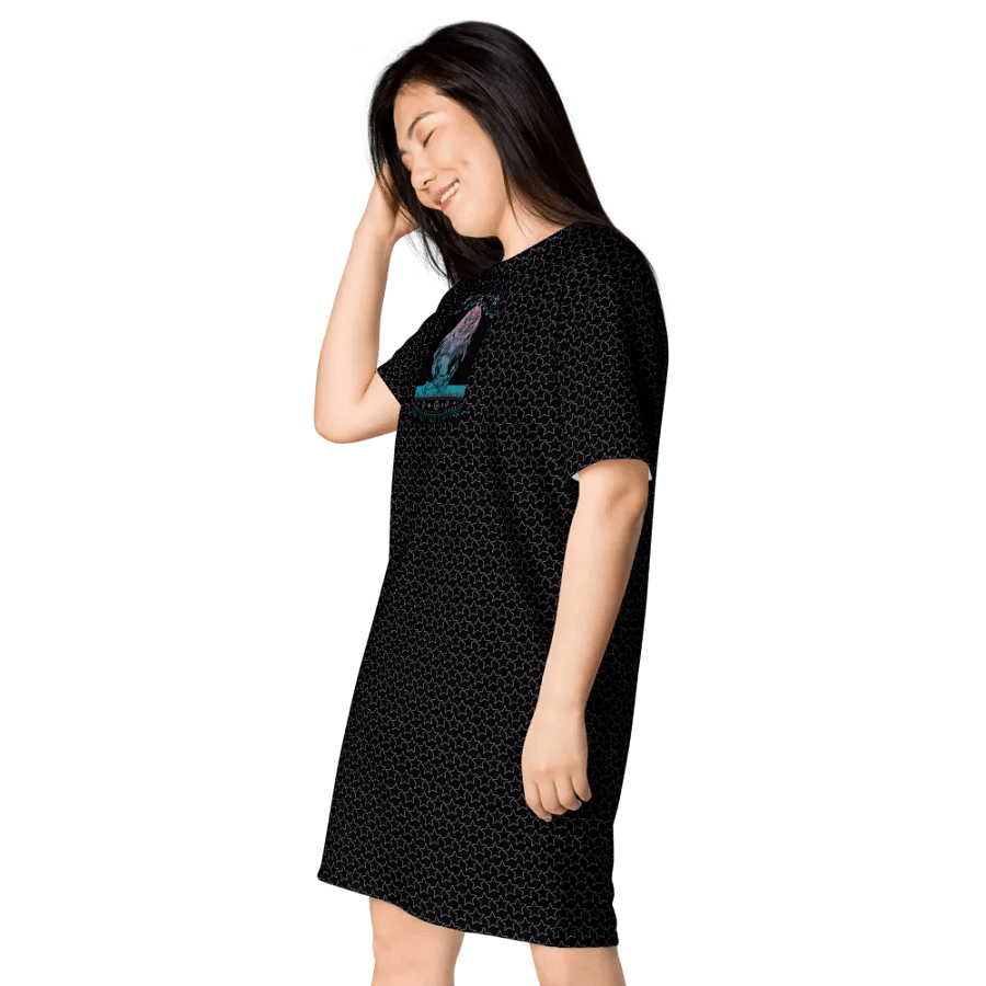 KC, The Vibe (owl), Black Tee Dress product image (3)