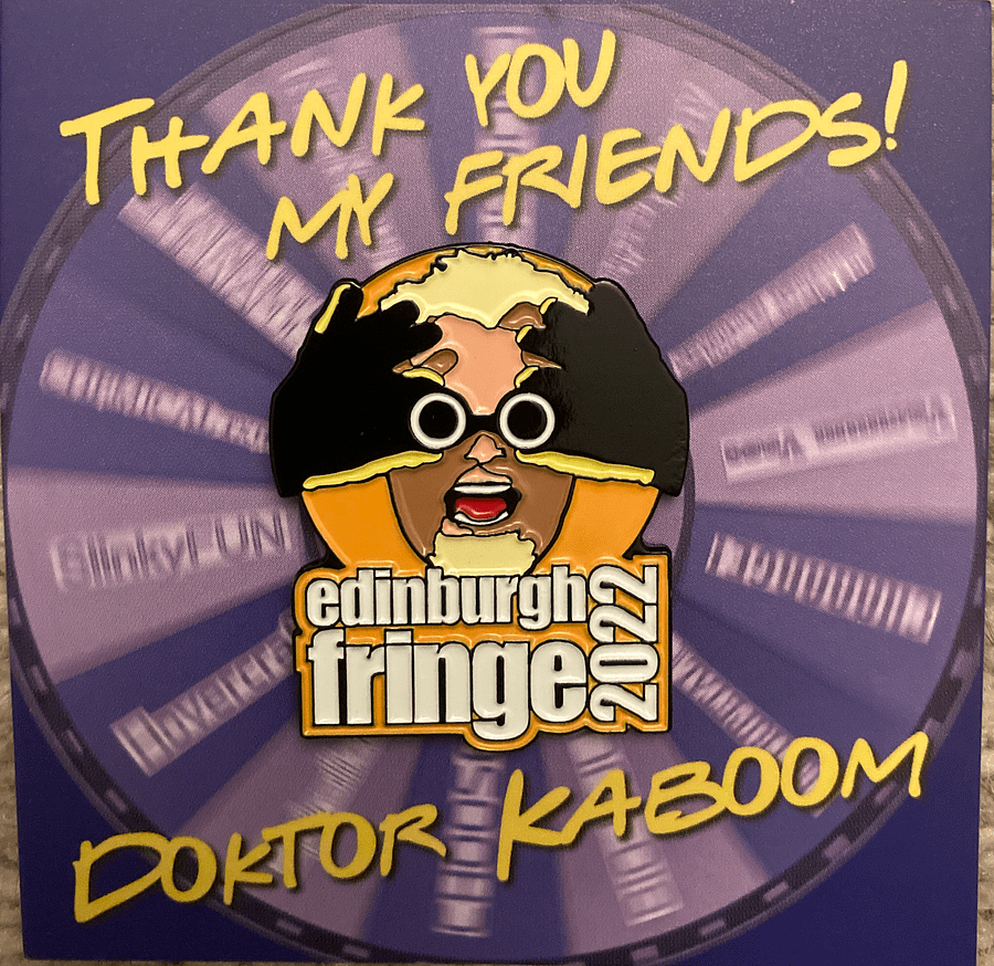 The ORIGINAL Dr. K fundraising Pin! (Collector's Item) product image (1)