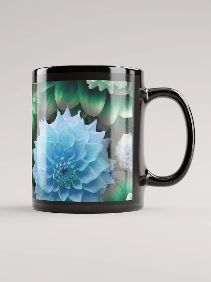 Blue Green Dahlias Coffee Mug product image (1)