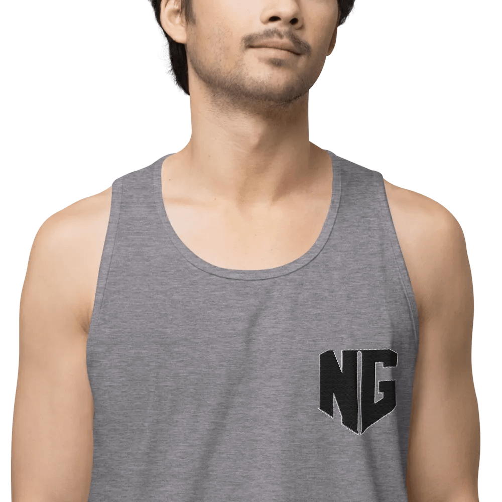 N.E.W. Gaming Muscle Tank - Black Logo (Embroidered) product image (3)