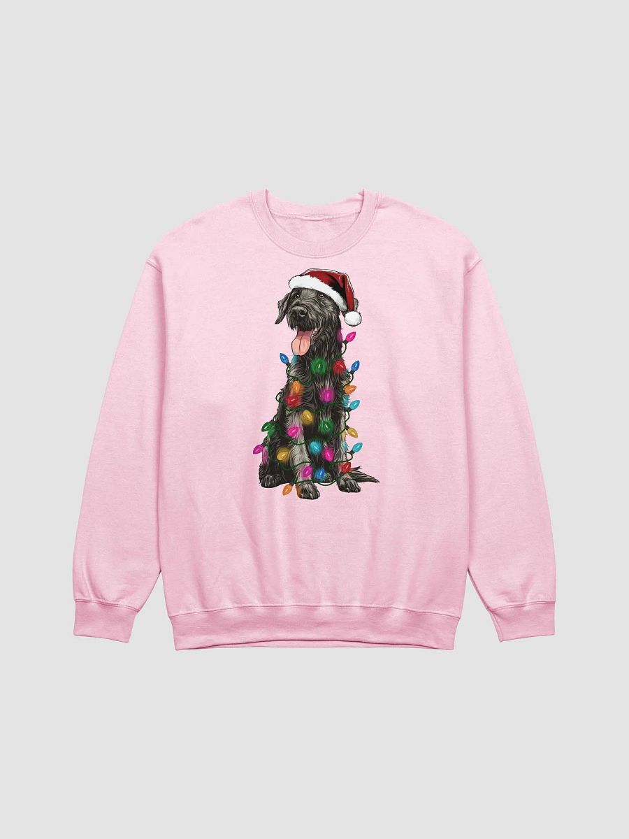 Funny Irish Wolfhound(Black) Christmas Sweatshirt product image (17)