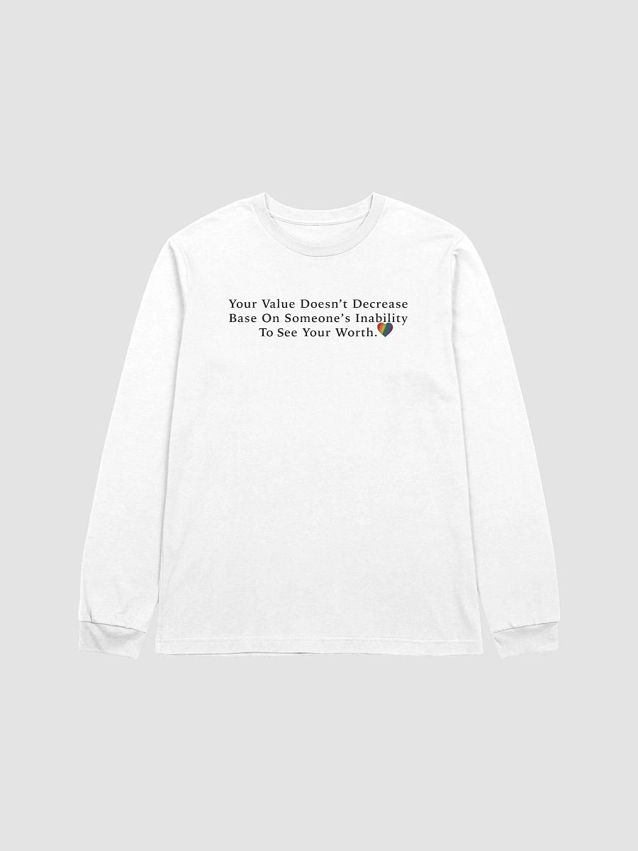Your Value Long Sleeve T shirts Black Letters product image (35)