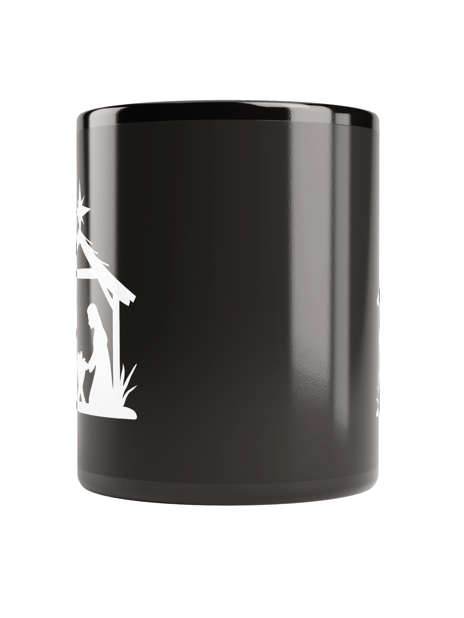 Nativity Scene Christmas Mug – Holy Family Silhouette – Christian Faith Gift product image (9)