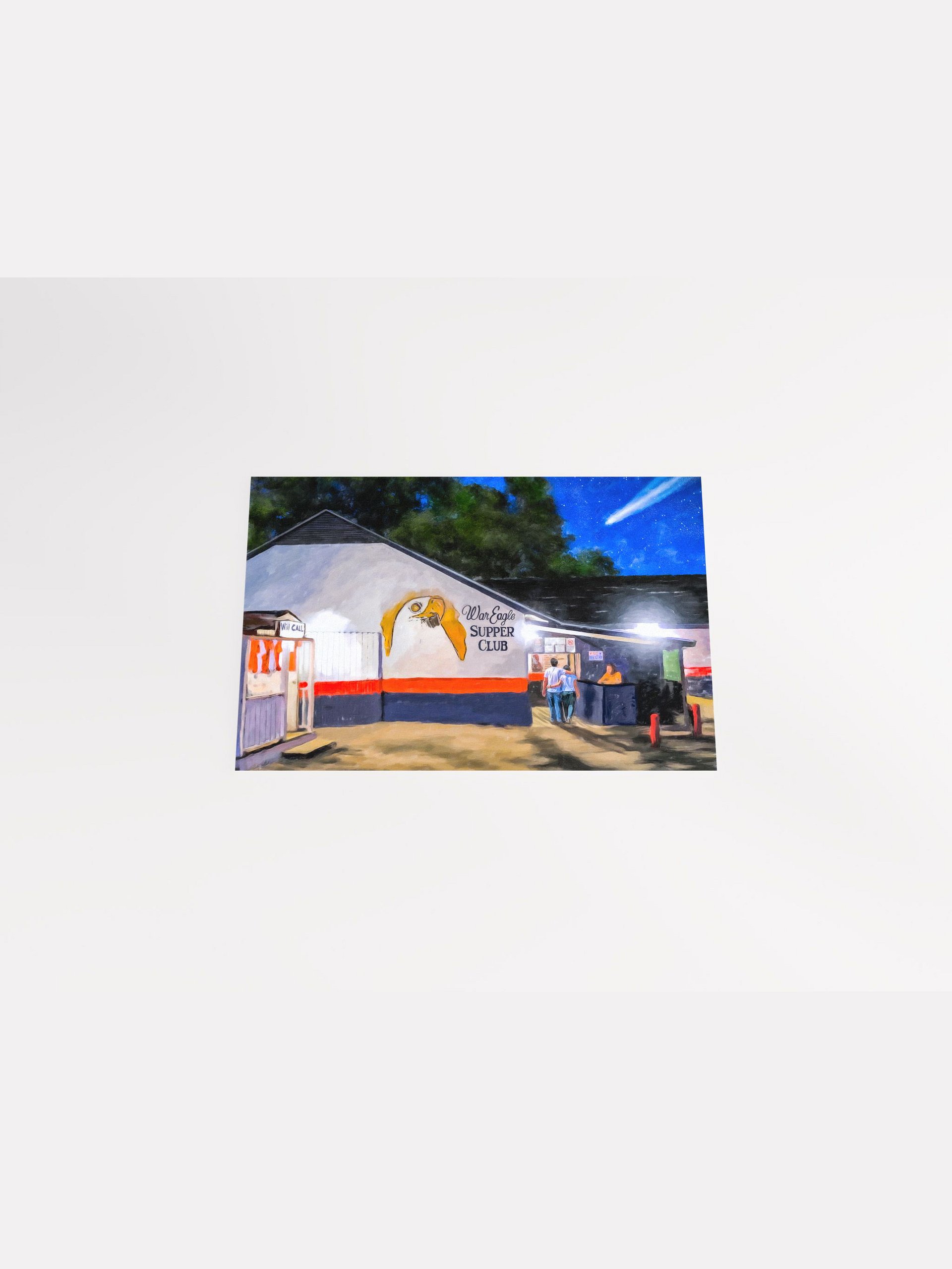 War Eagle Supper Club - Auburn Alabama Studio Art Print product image (4)