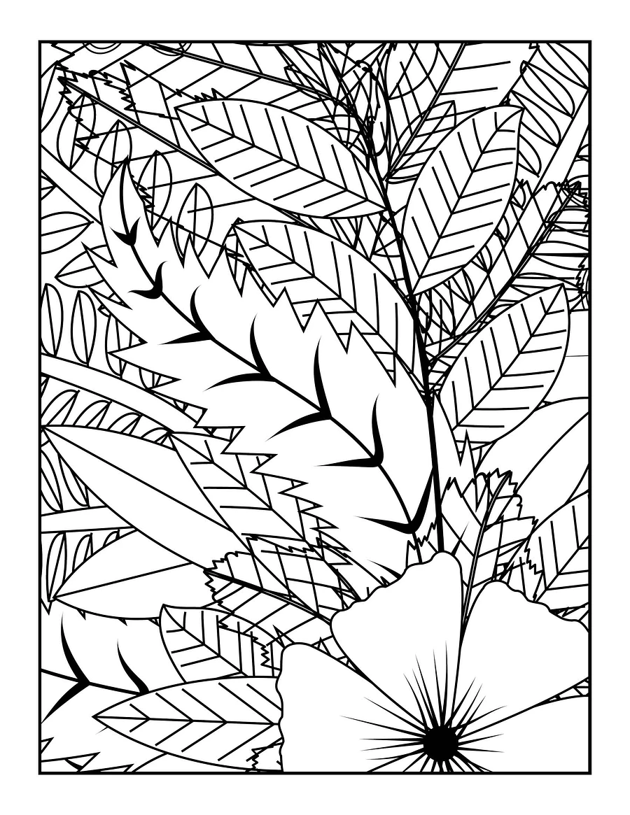 Large Print Flowers Adult Coloring Book (Volume Two)| Beautiful Oversized Flowers | Adult Flower Coloring Pages | Gift Idea for Mom product image (4)