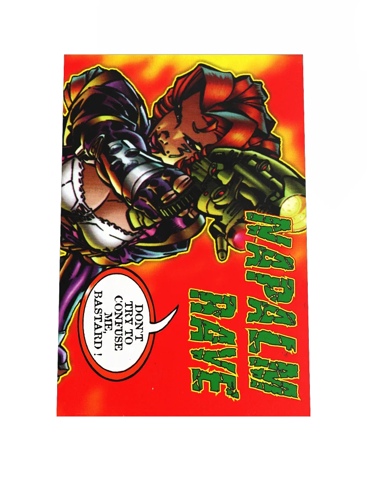 Napalm Rave CD - Promotional Poster/Flyer product image (1)