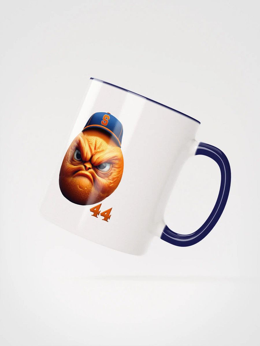 Spherical Rage Ceramic Mug with the The Syracuse 44 orange product image (2)
