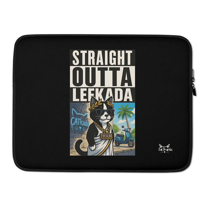 STRAIGHT OUTTA LEFKADA LAPTOP CASE product image (2)