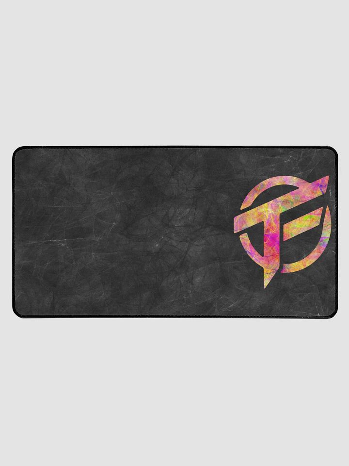 TopFrag™ Colorful Spiral Emblem Desk Mat 15.5" x 31.5" product image (1)