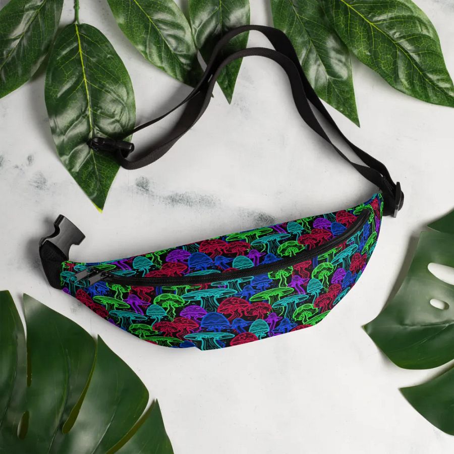 Neon Mushrooms (Variation 1) Fanny Pack product image (5)