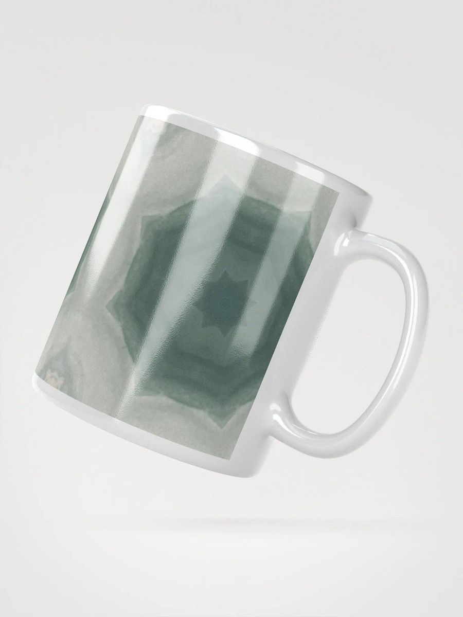 Green and White Geometric Patterned Design product image (2)