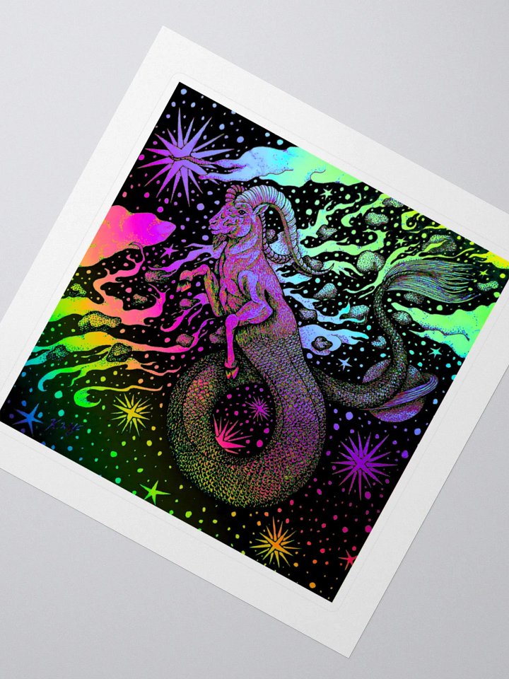 Limited Edition Capricorn Zodiac Kiss Cut Stickers product image (2)
