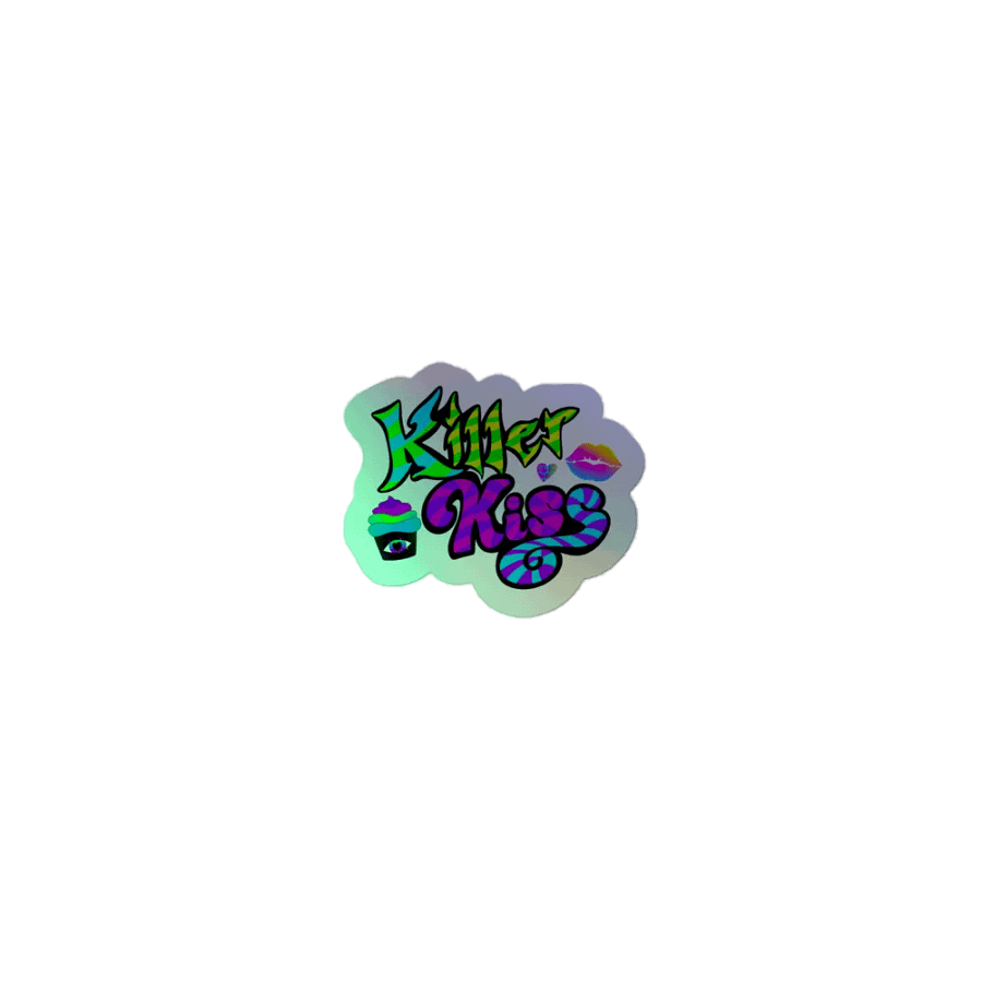 Killer Kiss Logo Holographic Sticker product image (1)