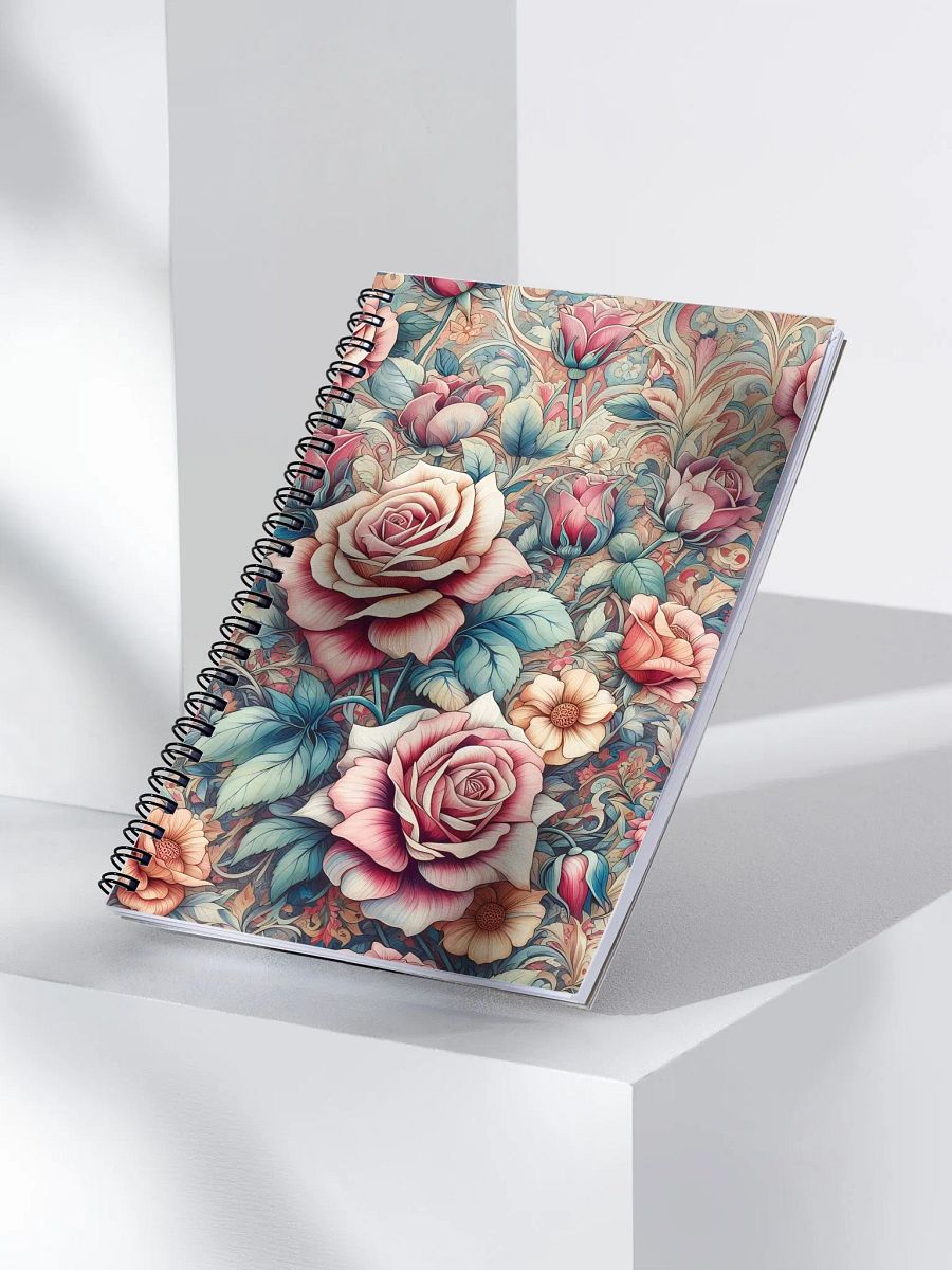 Royal Floral Spiral Notebook product image (3)