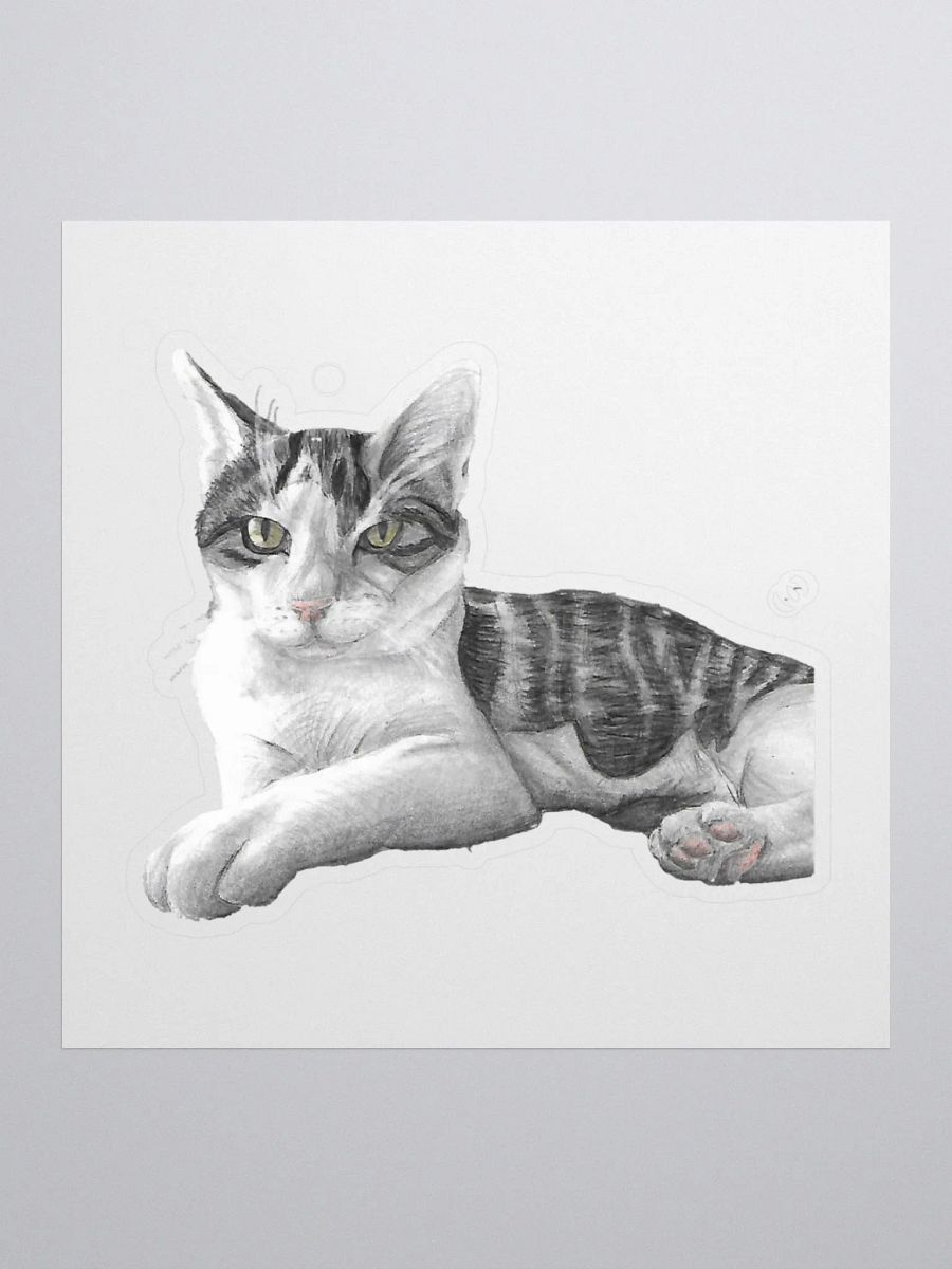 Cat Drawing Sticker product image (3)