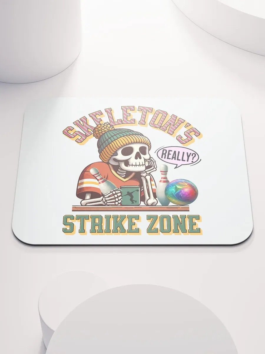 Skeletons Strike Zone Bowling Really Mouse Pad product image (1)