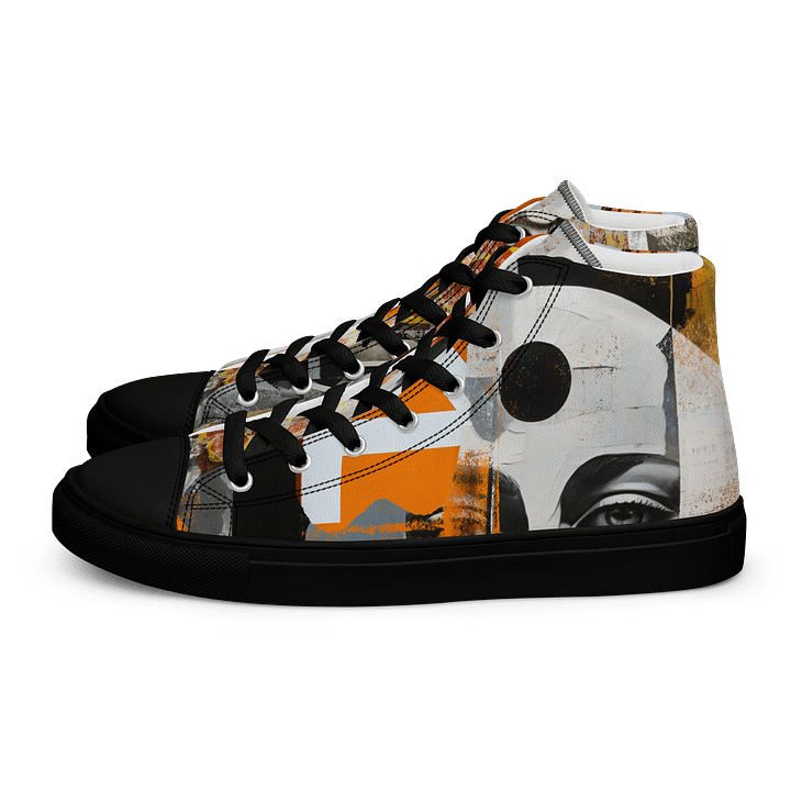 Mixed Media Artwork High Top Shoes product image (1)