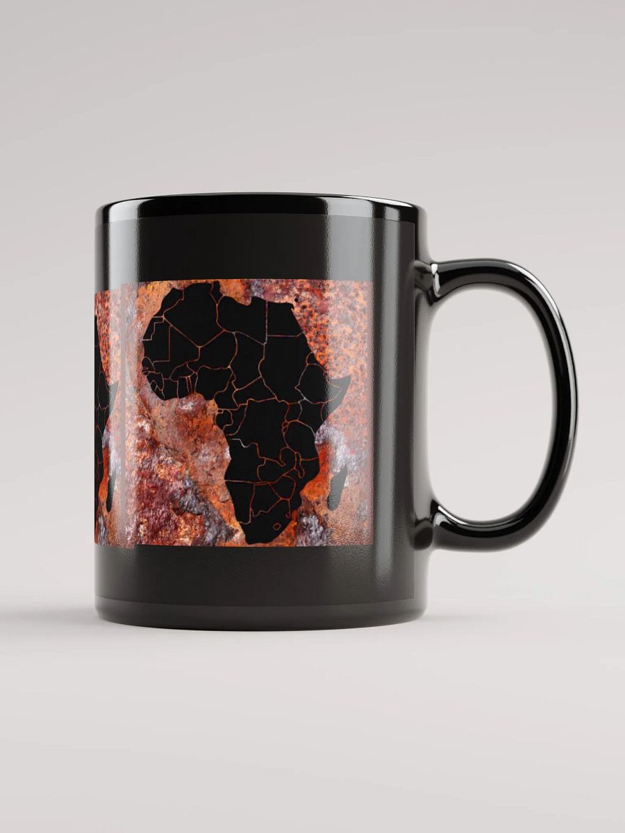 African Continent Black Glossy Mug product image (2)