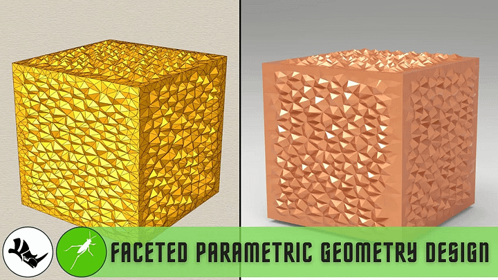 Faceted Parametric Facade Design Grasshopper Rhino Files Download product image (2)