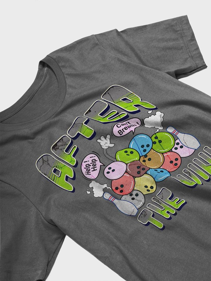 After The Win Bowling Balls Cartoon T-Shirt product image (2)