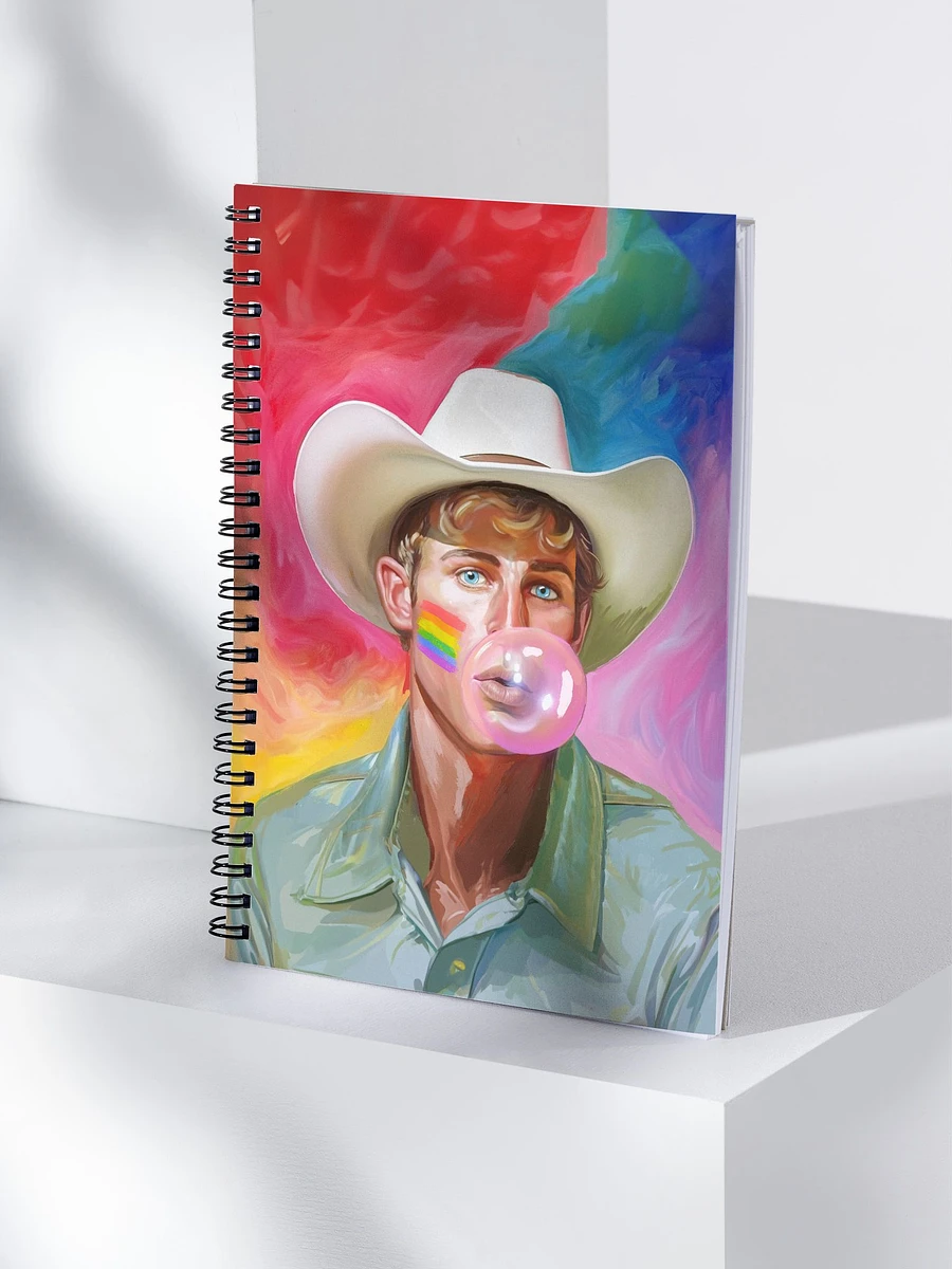 Blond Cowboy – Fun Gay Spiral Notebook product image (4)