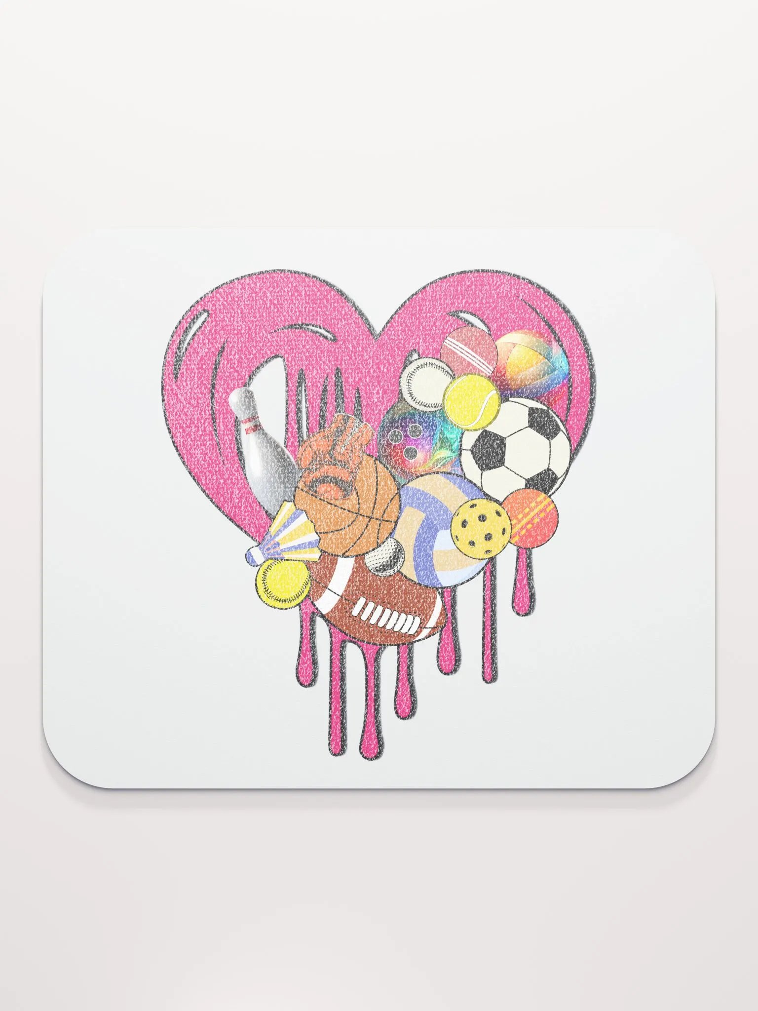 Heart Sports Assorted Mouse Pad product image (2)